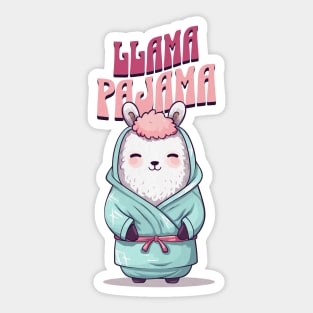 Llama Pajama Sticker